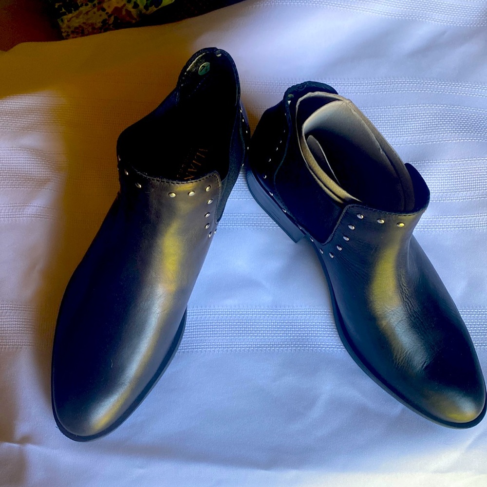 New black studded boots size 7.5